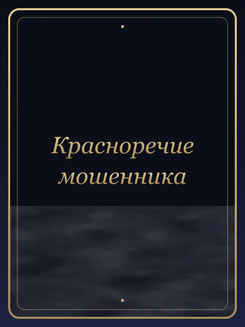 Красноречие мошенника